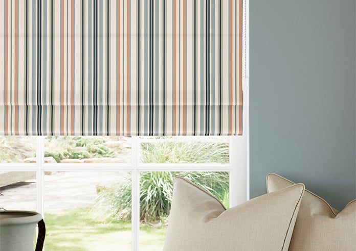 The British Stripe Co. Elizabeth, Polzeath No.1 - Twist&Fit Roman Blind - Image 5